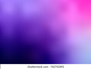Light Purple, Pink vector blurred shine abstract pattern. An elegant bright illustration with gradient. A completely new template for your business design.