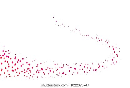 Light Purple, Pink vector blurry rectangular background. Geometric background in square style with gradient. The pattern can be used for brand-new background.