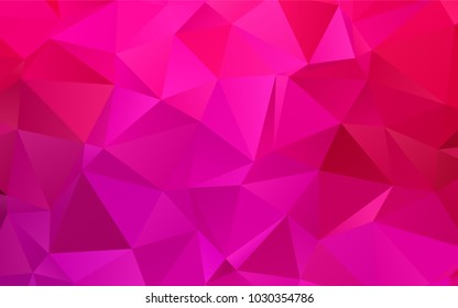 Light Purple, Pink vector blurry triangle template. A vague abstract illustration with gradient. Brand-new style for your business design.