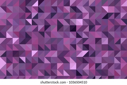 Light Purple, Pink vector blurry triangle template. Modern geometrical abstract illustration with gradient. Brand-new design for your business.