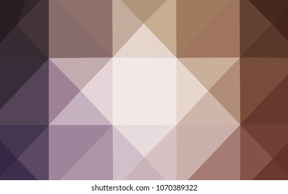 Light Purple, Pink vector blurry triangle texture. Colorful illustration in polygonal style with gradient. A new texture for your design.