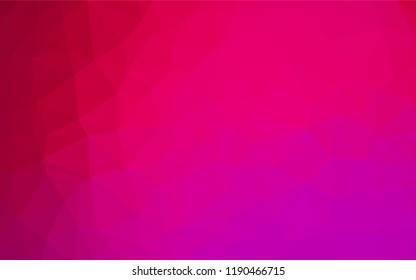 Light Purple, Pink vector blurry hexagon pattern. Glitter abstract illustration with an elegant design. Brand new style for your business design.