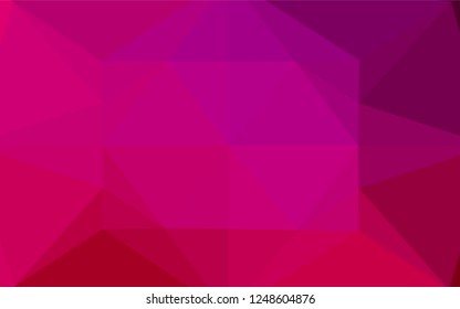 Light Purple, Pink vector blurry hexagon texture. Colorful illustration in abstract style with gradient. The textured pattern can be used for background.