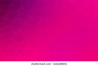 Light Purple, Pink vector blurry hexagon template. Creative geometric illustration in Origami style with gradient. A new texture for your design.