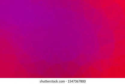 Light Purple, Pink vector blurry triangle template. A completely new color illustration in a vague style. Completely new design for your business.