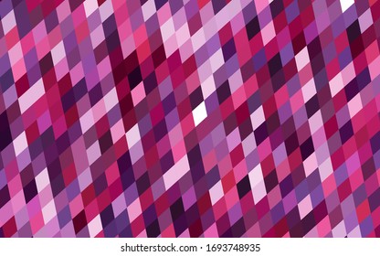 Fondo rectangular de color púrpura claro, vector rosa. Fondo geométrico en estilo cuadrado con degradado. El patrón se puede utilizar para un fondo nuevo.