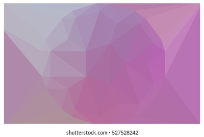 Light Purple Pink vector blurry triangle background design. Geometric background in Origami style with gradient. 