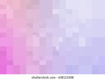 Light Purple, Pink vector blurry rectangle background design. Geometric background in Origami style with gradient. 