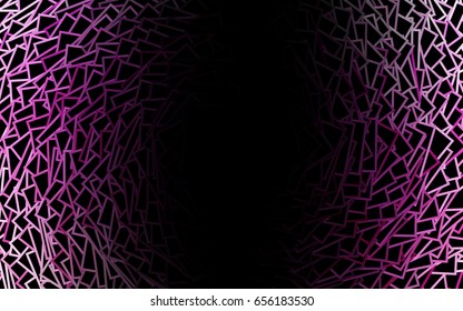 Light Purple, Pink vector blurry rectangular background. Geometric background in square style with gradient. The pattern can be used for brand-new background.