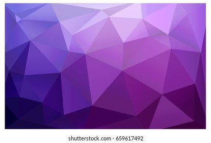 Light Purple, Pink vector blurry triangle background design. Geometric background in Origami style with gradient. 
