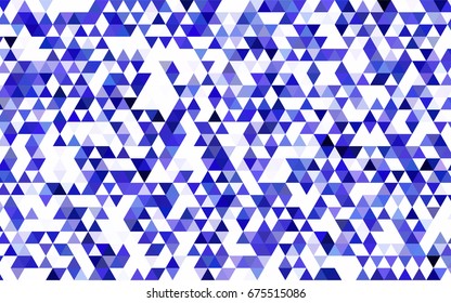 Light Purple, Pink vector blurry triangle template. Triangular geometric sample with gradient.  The polygonal design can be used for your web site.