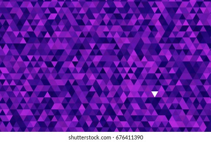 Light Purple, Pink vector blurry triangle pattern. Modern geometrical abstract illustration with gradient. The template can be used as a background for cell phones.