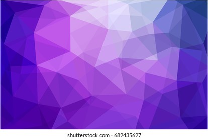 Light Purple, Pink vector blurry triangle background design. Geometric background in Origami style with gradient. 