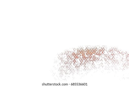 Light Purple, Pink vector blurry hexagon background design. Geometric background in Origami style with gradient. 