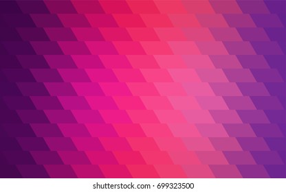 Light Purple, Pink vector blurry rectangular background. Geometric background in square style with gradient. The pattern can be used for brand-new background.