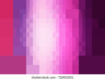 Light Purple, Pink vector blurry rectangle background design. Geometric background in Origami style with gradient. 