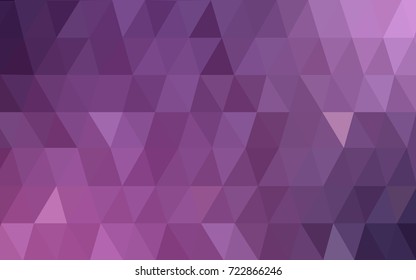 Light Purple, Pink vector blurry triangle background design. Geometric background in Origami style with gradient. 
