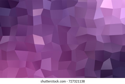 Light Purple, Pink vector blurry rectangular background. Geometric background in square style with gradient. The pattern can be used for brand-new background.