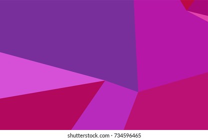 Light Purple, Pink vector blurry triangle background. Creative geometric illustration in Origami style with gradient. A new texture for your design.