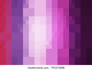 Light Purple, Pink vector blurry rectangle background design. Geometric background in Origami style with gradient. 