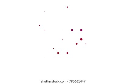 Light Purple, Pink vector blurry hexagon background design. Geometric background in Origami style with gradient. 
