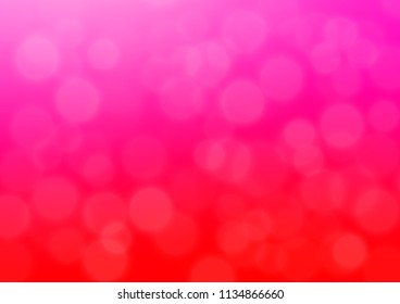 Light Purple, Pink vector bokeh template. Colorful illustration in abstract style with gradient. The template can be used for your brand book.