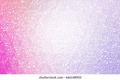 Light Purple, Pink vector christmas postcard low polygon background. Illustration consisting of triangles. Abstract triangular polygonal origami or crystal design of New Year celebration.