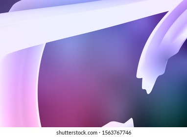 Light Purple, Pink vector colorful blur backdrop. Shining colorful illustration in smart style. New style for your business design.