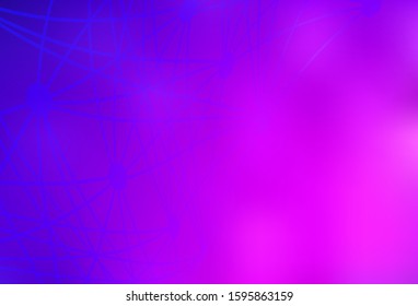 Light Purple, Pink vector colorful abstract texture. Glitter abstract illustration with gradient design. Completely new design for your business.