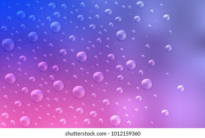 Light Purple, Pink vector cover with spots. Beautiful colored illustration with blurred circles in nature style. The pattern can be used for ads, leaflets of liquid.