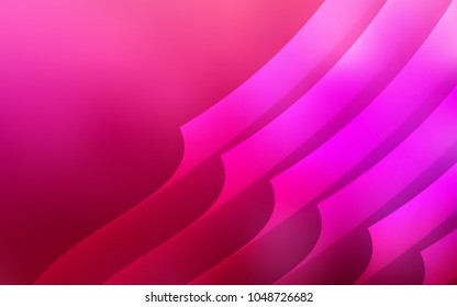 Light Purple, Pink vector cover with stright stripes. Blurred decorative design in simple style with lines. Best design for your ad, poster, banner.