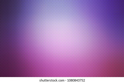 Light Purple, Pink vector cover with spots. Blurred bubbles on abstract background with colorful gradient. Pattern can be used for futuristic ad, booklets.