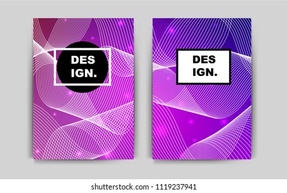 Light Purple, Pink vector cover for Envelopes. Booklet with textbox on colorful abstract background. New design for a poster, banner of your website.
