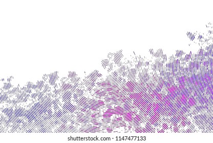 Light Purple, Pink vector cover with long lines. Shining colored illustration with narrow lines. Best design for your ad, poster, banner.
