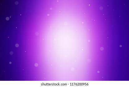 Light Purple, Pink vector cover with spots. Blurred decorative design in abstract style with bubbles. New design for ad, poster, banner of your website.