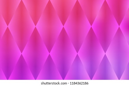 Light Purple, Pink vector cover in polygonal style. Illustration with set of colorful rectangles. Pattern for busines ad, booklets, leaflets
