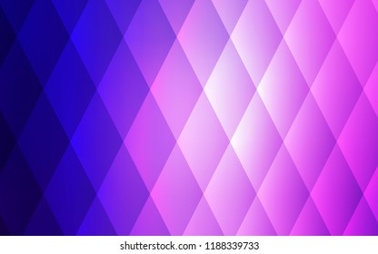 Light Purple, Pink vector cover in polygonal style. Abstract gradient illustration with rectangles. Modern template for your landing page.
