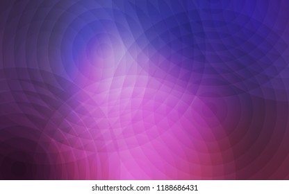Light Purple, Pink vector cover with spots. Beautiful colored illustration with blurred circles in nature style. Pattern can be used for ads, leaflets.
