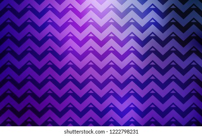 Light Purple, Pink vector cover with polygonal style. Modern abstract illustration with colorful triangles. Best design for poster, banner.