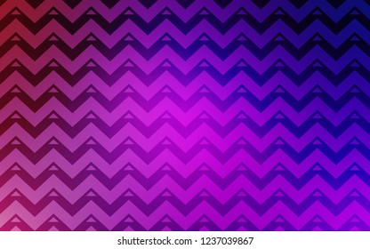 Light Purple, Pink vector cover with polygonal style. Beautiful illustration with triangles in nature style. Pattern for websites.