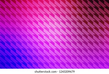 Light Purple, Pink vector cover with stright stripes. Blurred decorative design in simple style with lines. Template for your beautiful backgrounds.