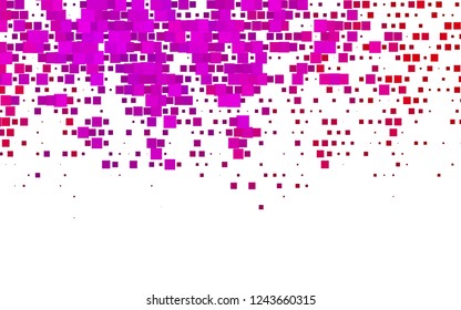 Light Purple, Pink vector cover in polygonal style. Illustration with set of colorful rectangles. Smart design for your business advert.