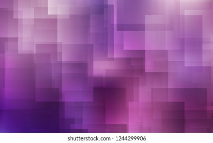Light Purple, Pink vector cover with stright stripes. Decorative shining illustration with lines on abstract template. Smart design for your business advert.