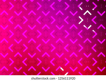 Light Purple, Pink vector cover with long lines. Modern geometrical abstract illustration with staves. Best design for your ad, poster, banner.