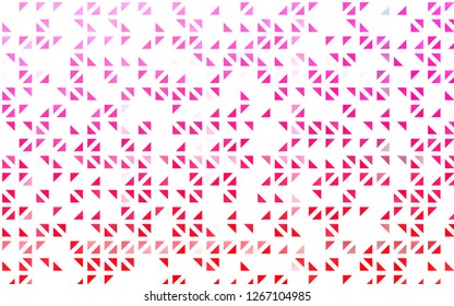Light Purple, Pink vector cover in polygonal style. Modern abstract illustration with colorful triangles. Pattern for busines ad, booklets, leaflets