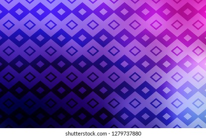 Light Purple, Pink vector cover in polygonal style. Modern abstract illustration with colorful rectangles. Smart design for your business advert.
