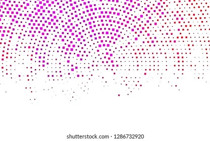 Light Purple, Pink vector cover in polygonal style. Illustration with set of colorful rectangles. Pattern for busines ad, booklets, leaflets