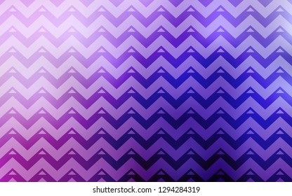 Light Purple, Pink vector cover with polygonal style. Glitter abstract illustration with triangular shapes. Best design for poster, banner.