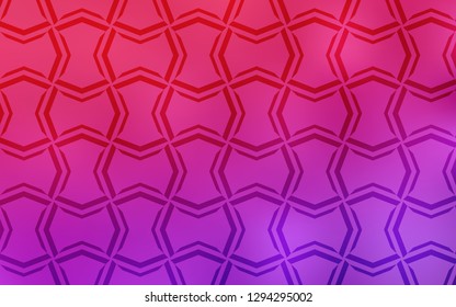 Light Purple, Pink vector cover with stright stripes. Blurred decorative design in simple style with lines. The pattern for ad, booklets, leaflets.
