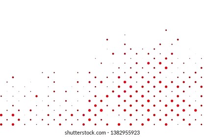 Light Purple, Pink vector cover with spots. Abstract illustration with colored bubbles in nature style. Template for your brand book.